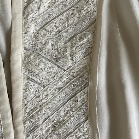 Twelfth Street by Cynthia Vincent Silk Embroidered Blouse - Picture 4 of 8